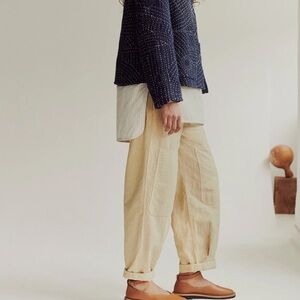 toast cotton linen canvas pants